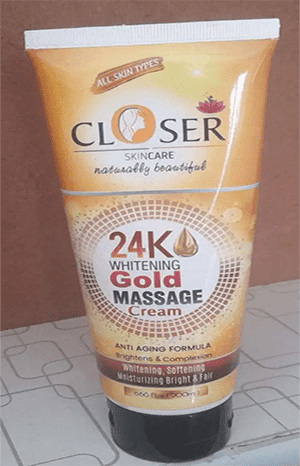 Closer 24K Whitening Gold Massage Cream