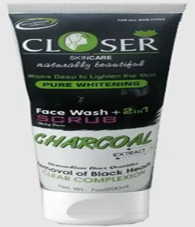 Closer Charcoal Scrub Wash 2inl
