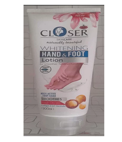 Closer Whitening Hand and Foot Lotion