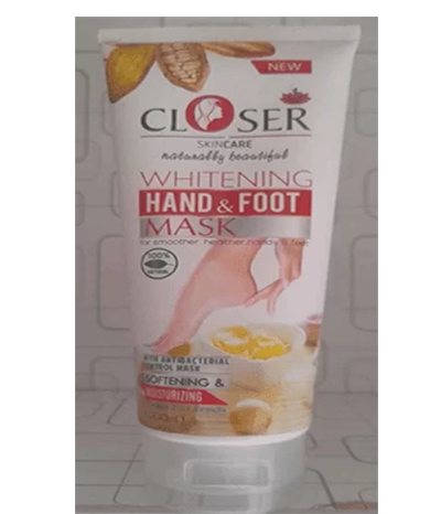 Closer Whitening Hand and Foot Mask