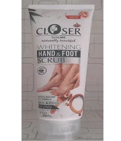 Closer Whitening Hand and Foot Scrub