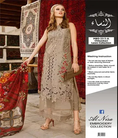 Maria B Chikankari Suit Lawn