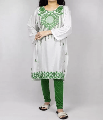 14 august embroidery shirts for ladies