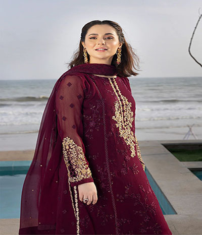 chiffon suit Malai