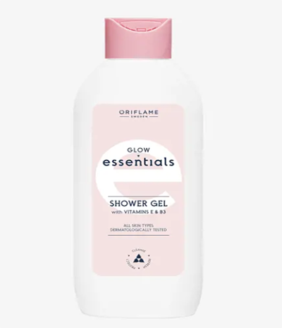 glow essential shower gel