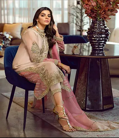organza suit malai trouser