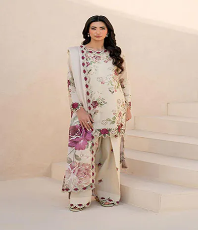 lawn printed 3pc