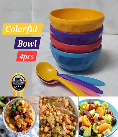 ice cream soup set bowls 4 pc