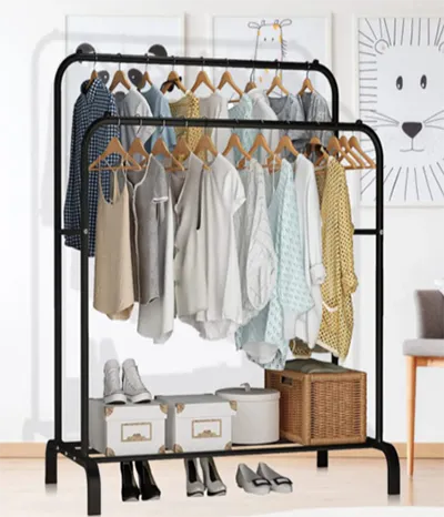 shelves double clothes room