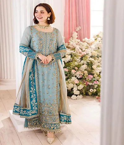 embroidered chiffon suits