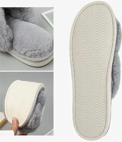 fur slippers women