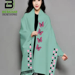 ladies shawl embroidered 2