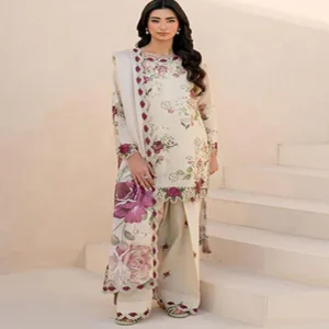lawn printed 3pc 1
