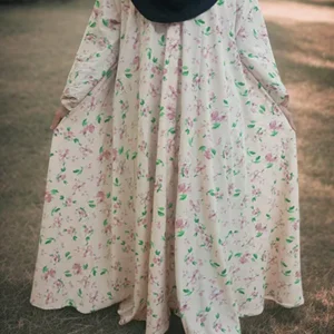 open front abaya print 12