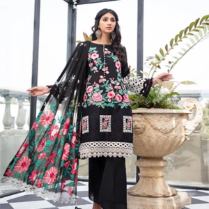 Adan libas unstitched Front Full Heavy