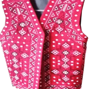 Balochi Waistcoat Pink
