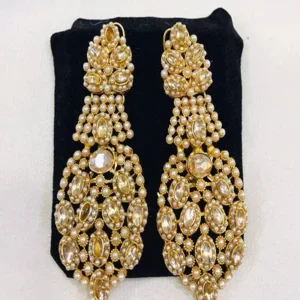 Buy Kundan and Pearl Earrings