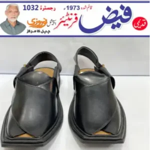 Chappal Original Charsada Black T Shap