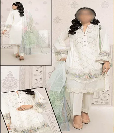 Chikankari 3Piece Suit