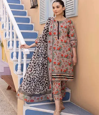 Digital Print lawn Monar