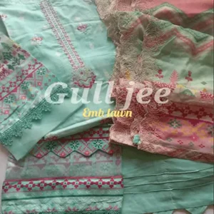 Digital Printed Lawn Embroidered