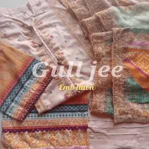 Digital Printed Lawn Embroidered 3