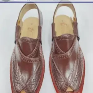 Double Sole Dark Brown Norozi Chappal