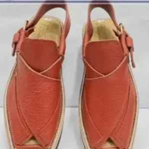 Kaptan Chappal Red Color