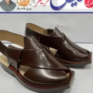 Norozi Chappal China Shape Single Sole Brown