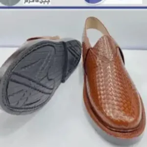 Norozi Chappal Closed mouth single Sole Red 1