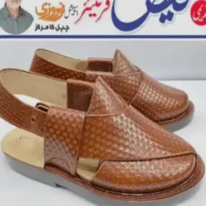 Norozi Chappal Closed mouth single Sole Red