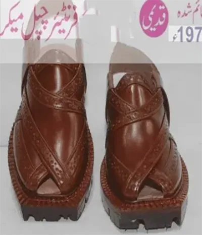 Norozi Chappal Panach Design Ghair Cut