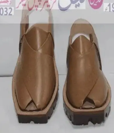 Norozi Chappal Shape Double Sole Almond