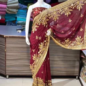 Original Chiffon Saree Collection Pakistan 1