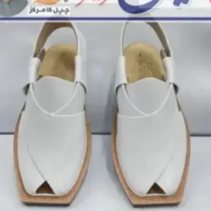 Thela Bullet Single Sole White Color Norozi Chappal