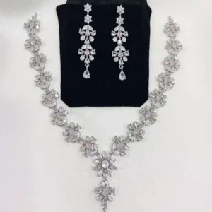 White Artificial Diamond Set