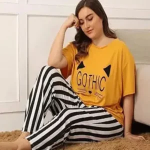 Women Printed Night Suit 2 1