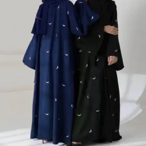 abaya Embroidery Moon 3
