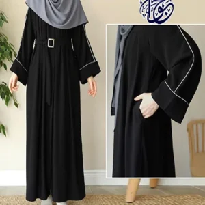 abaya Zip Piping