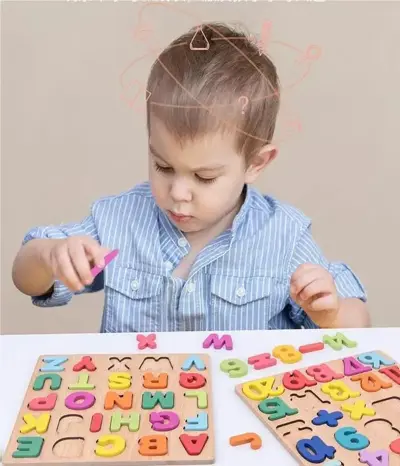 alphabets wooden blocks kids