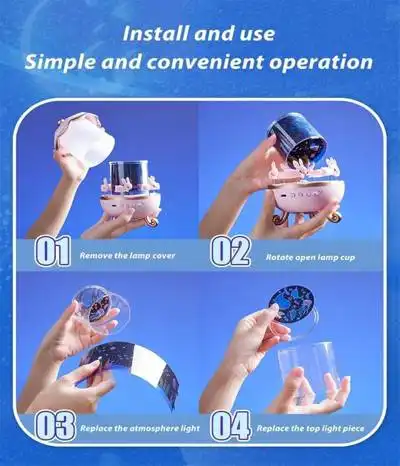 carousel night light room