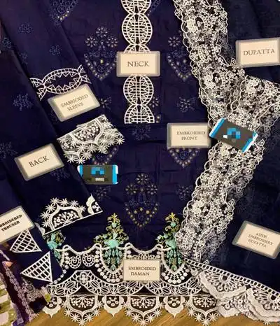 chicken kari lawn suit