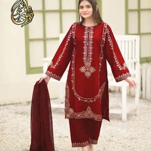 chiffon dress Embroidered Stiched 2
