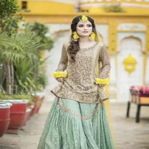 chiffon embroidered dupatta 3