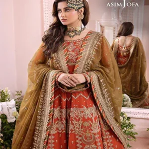 chiffon frock asim jofa