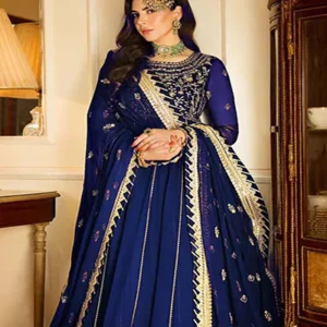 chiffon suit with malai trouser online