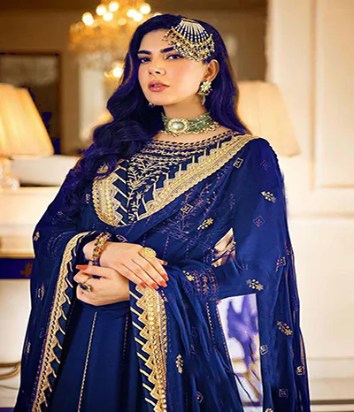 chiffon suit with malai trouser online