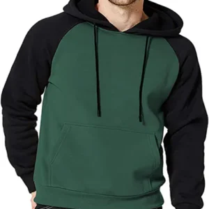 dual colour hoodie men's