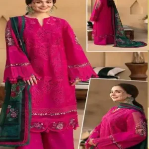 embroidered chiffon dress 3 1