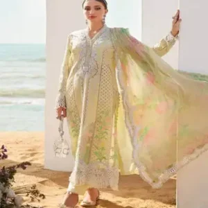 embroidered cotton dress